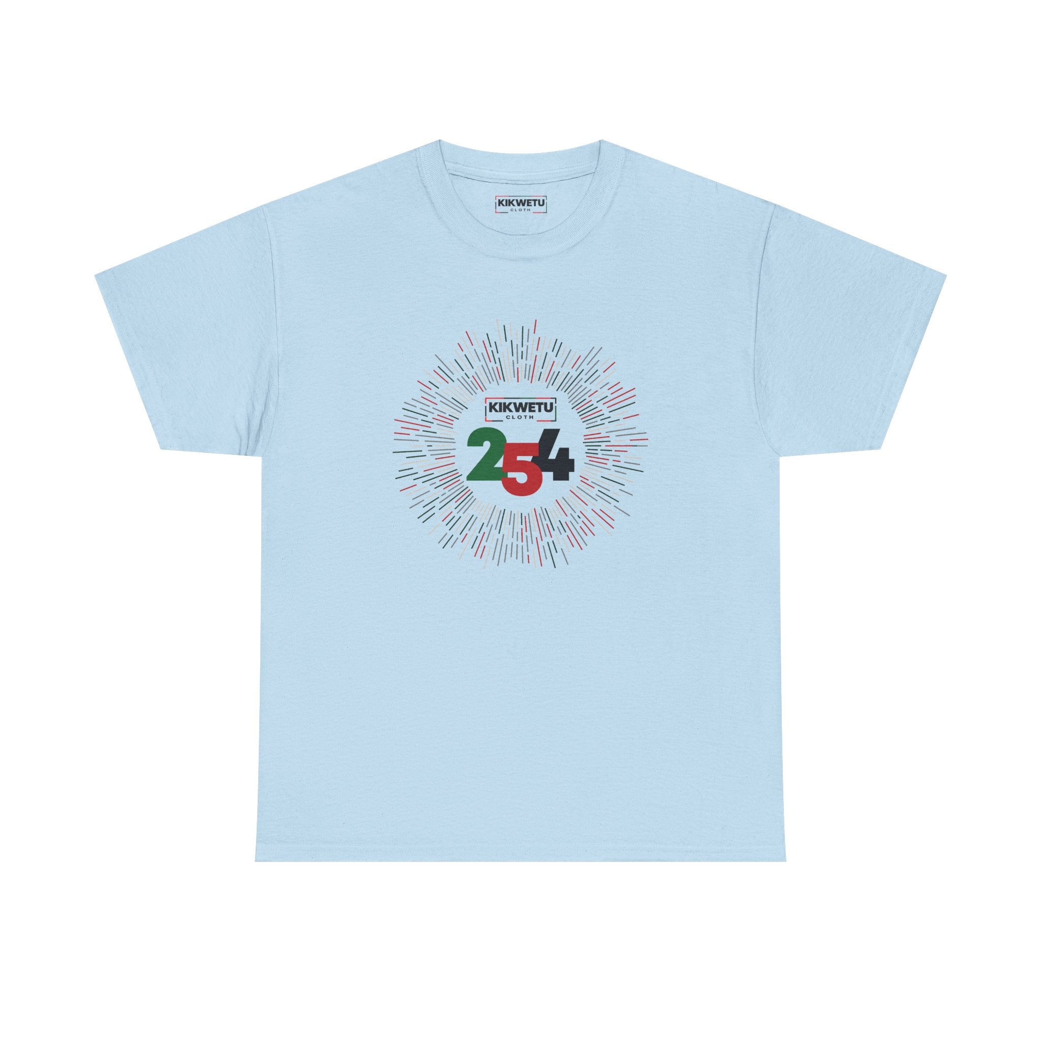 Kenya 254 Independence Day T‑Shirt — Kenyan Flag Number Graphic Tee